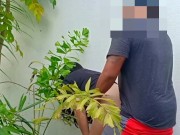 Pinay New Viral - Nagpakantot sa Bakuran ang Malibog Kong Tropa