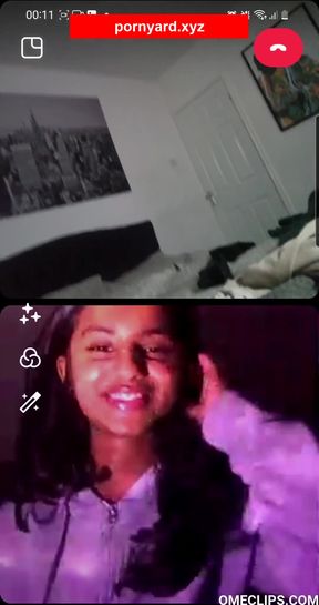 Homemade teen webcam reaction