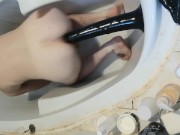 traigning avec mon gros gode