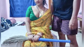 Tharki Boss fulfilled his dream by fucking hot desi maid bhabhi when wife was not at home