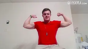 Michael Evans Flexes Hot Physique Ripe Ass Solo – Steamy GayXXX