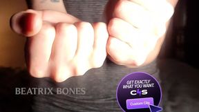 Beatrix Bones Catches You Trapped In Her Lair - Ballbusting, CBT Fantasy, Role Play, Talking To The Camera, Custom Clips