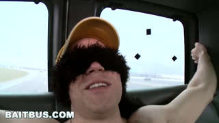 BAIT BUS - Straight Guy With Hairy Body Goes Balls Deep In Gay Ass