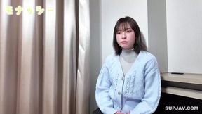 Angelic Asian beauty worships cock with her lips