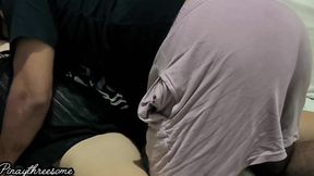 My cheating wife let her Boyfriend to eat her pussy until satisfied