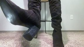 Glitter Heel Goddess: Worship Beneath My Boots