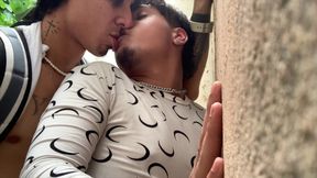 Little slut submissive to Latino boss