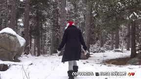 pour ce jour voici une video d exhibition a la neige... vetue de ...