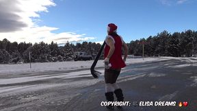 pour ce jour voici une video d exhibition a la neige... vetue de ...