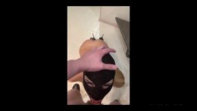 Rimjob and gagging deepthroat