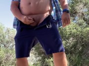 Rest Stop Fun while Jerking for a Dude in his Car