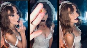 SF Roleplay black widow smokes marlboro