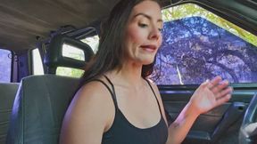 Adrianna in a fitted dress