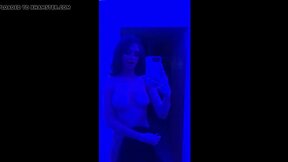 Amateur Ladyboy with Big Cock Masturbates Solo on Webcam