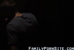 Attractive stepson dicksucking daddy at gloryhole