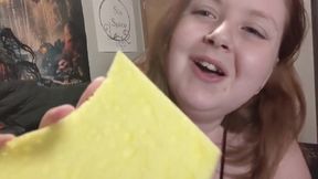 Bath time sponge fun