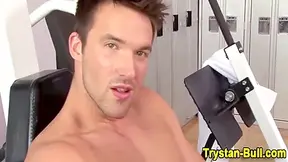 Trystan Bull - Jock Pornstar Tugs Dick 5 Min