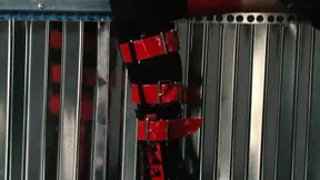 Blonde and Brunette Deep Throats in Steamy Threesome