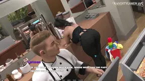 MILF takes on lucky pervert in 3D animation