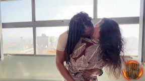 Busty Brazilian milf gets pounded by big black cock
