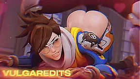 Futa Tracer Takes Control in Hot Overwatch SFM Encounter