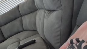 Spraying sneezes and making myself cum