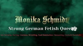 Misress Monika Schmidt Crushing Spitting Feeding Verbal Humiliation Sph in Leathergloves