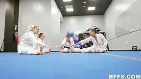 Cum Pao With Olivia Grey, Abigail Peach And Codey Steele