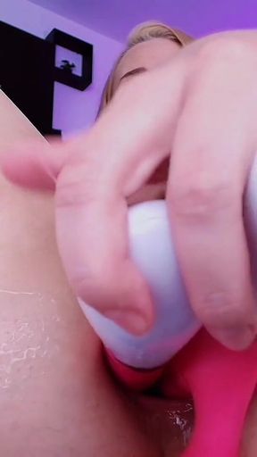 Crazy Squirting with Multiple Vibrators and Dildos