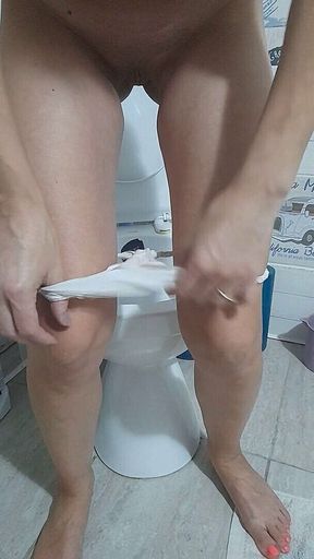 Innocent Teen Beba Jerks off in the Toilet