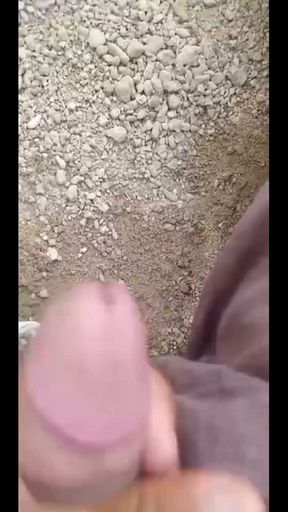 My strong pennis cumshot after long time big cum load   Clip 1