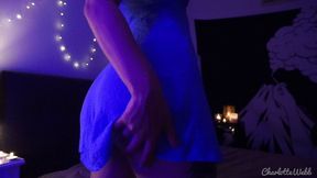 Sensual wax play & hitachi cum