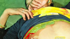 sali Sahiba ki first time chudai ki in pili saree with Hindi sex video