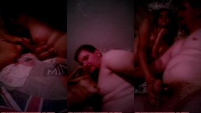 petite vergin indian teen with perfect body and small tits kisses her step daddy and handjob his cock , to gain huge fans coming back for more