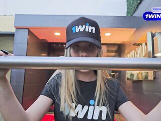 Very marvelous blond with heels on gets drilled in a hotel