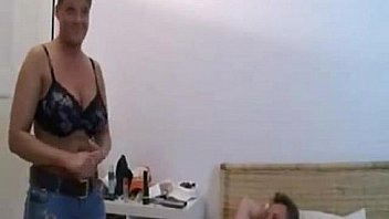 Chubby German housewife cheats on her husband with a younger lover in a