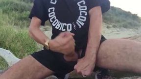 Outdoor Masturbation in the Dunes