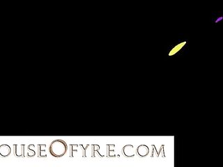 HOUSEOFYRE- Little Puck screws the Vacuum Salesman in DING WEENIE