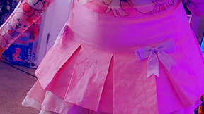 pink anime girl dancing and masturbating pt 2