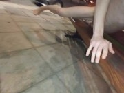 Public nudity and cum