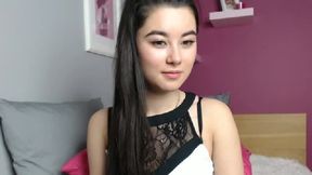 Petite Girl Smiles Sweetly