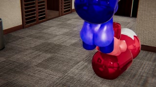 Among Us FUTA Blue and Red Fuck Each Other Doggystyle, Riding, Missionary, Titfuck