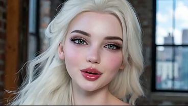 Stunning Blonde Elsa - AI Generated