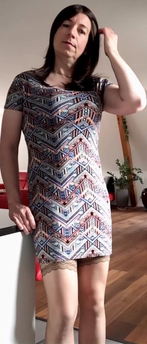 Nicki-Crossdress - Summer-Dress and Stockings