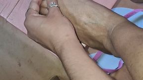 Painting My Toenails Slowly and Carefully.