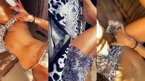 comme promis je me suis mis toute nue sur ma terrasse... c’est tellement plus...