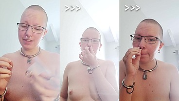 Join me as I attempt to stretch my septum piercing up to 6g(4mm) so I can put an even thicker ring in it.
