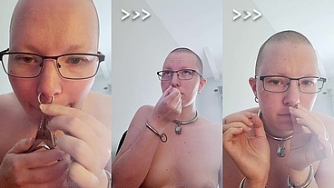 Join me as I attempt to stretch my septum piercing up to 6g(4mm) so I can put an even thicker ring in it.