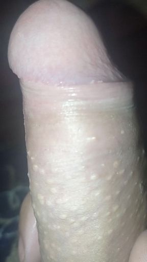 masturbating with a lot of desire and milk