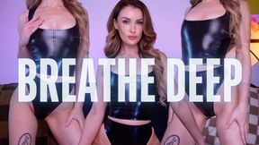 BREATHE DEEP! - Shiny Latex Breath Play Goddess Worship Edging JOI Mind Fuck